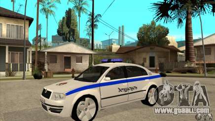 Skoda SuperB GEO Police for GTA San Andreas