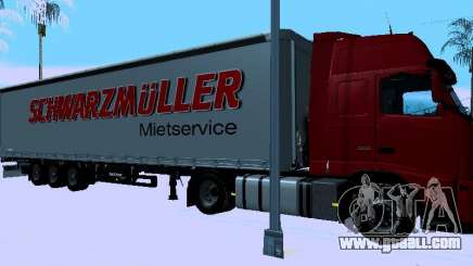 Trailer for Volvo FH13 for GTA San Andreas