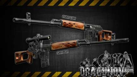 Dragunov sniper rifle v 2.0 for GTA San Andreas