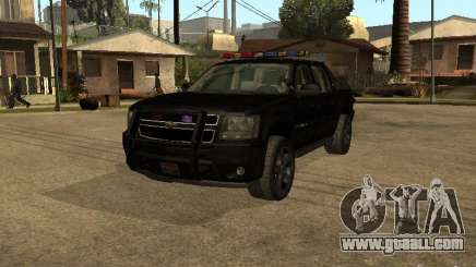 Chevrolet Avalanche Police for GTA San Andreas