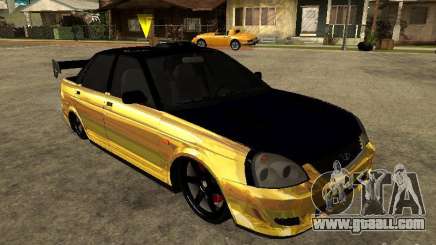 Lada 2170 Priora GOLD for GTA San Andreas