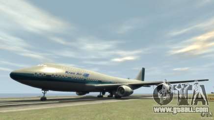 Boening 747-400 Kras Air for GTA 4
