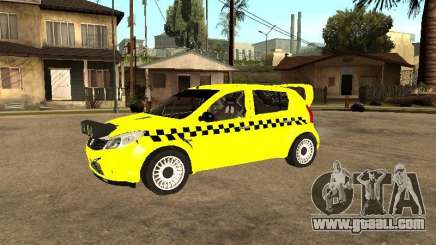 Dacia Sandero Speed Taxi for GTA San Andreas