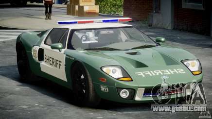 Ford GT1000 Hennessey Police 2006 [EPM][ELS] for GTA 4