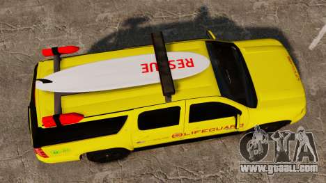 Chevrolet Suburban Los Santos Lifeguard [ELS] for GTA 4