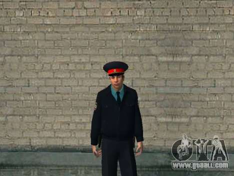 The Captain Of The RUSSIAN MINISTRY Of The INTER for GTA San Andreas