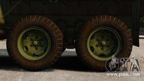 Basic military truck AM General M35A2 1950 for GTA 4
