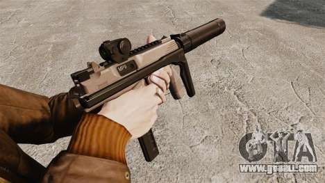 Tactical MP9 submachine gun v1 for GTA 4
