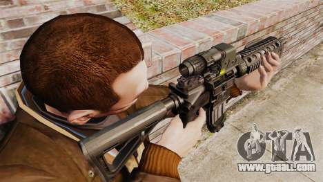 M4 carbine CQC in the style of Modern Warfare for GTA 4