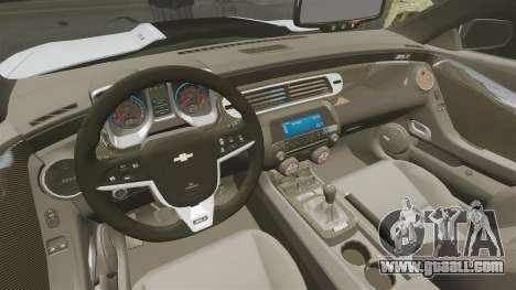 Chevrolet Camaro ZL1 2012 for GTA 4