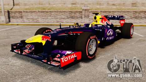 RB9 v6 car, Red Bull for GTA 4