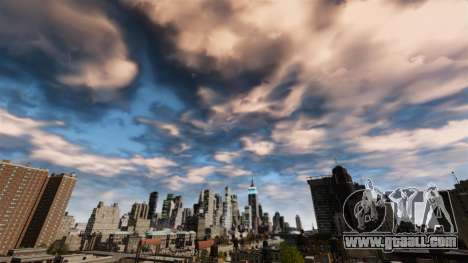 New day and night sky for GTA 4