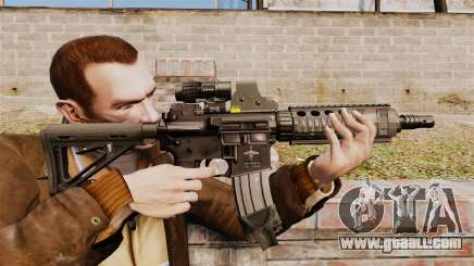 M4 carbine CQC in the style of Modern Warfare for GTA 4