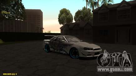 Nissan Skyline GTR 34 CIAY for GTA San Andreas