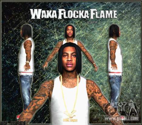 Waka Flocka Flame skin for GTA San Andreas