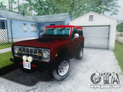 Ford Bronco 1966 for GTA San Andreas