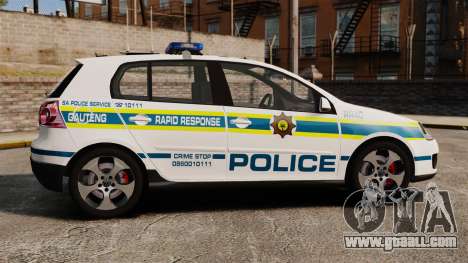 Volkswagen Golf 5 GTI Police v2.0 [ELS] for GTA 4