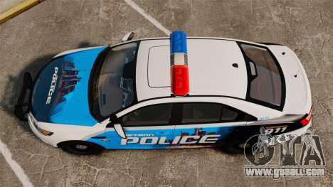 Ford Taurus 2010 Police Interceptor Detroit for GTA 4