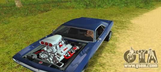 Plymouth Barracuda Supercharger for GTA Vice City