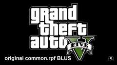 Original common.rpf BLUS for GTA 5