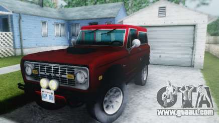 Ford Bronco 1966 for GTA San Andreas