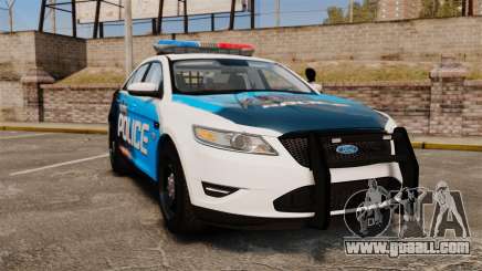 Ford Taurus 2010 Police Interceptor Detroit for GTA 4