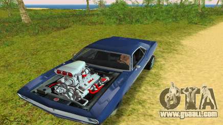 Plymouth Barracuda Supercharger for GTA Vice City