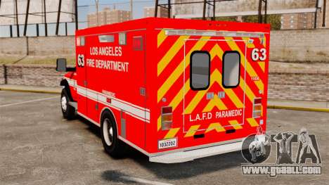 Dodge Ram 3500 2011 LAFD Ambulance [ELS] for GTA 4