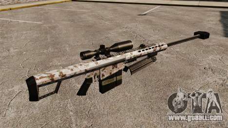 The Barrett M82 sniper rifle v5 for GTA 4