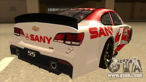 Chevrolet SS NASCAR No. 7 Sany for GTA San Andreas