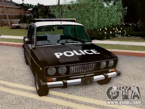 VAZ 2106 Los Santos Police for GTA San Andreas