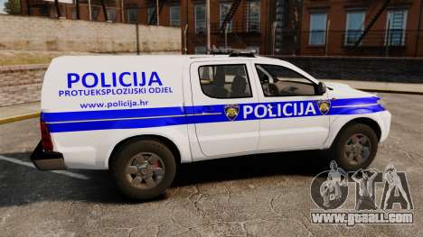 Toyota Hilux Croatian Police v2.0 [ELS] for GTA 4