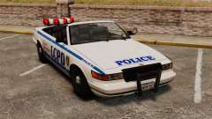 The convertible version of the Police for GTA 4