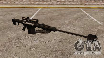 The Barrett M82 sniper rifle v2 for GTA 4