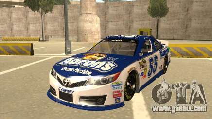 Toyota Camry NASCAR No. 55 Aarons DM white-blue for GTA San Andreas