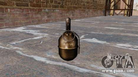 Hand grenade RGD-5 v2.0 for GTA 4