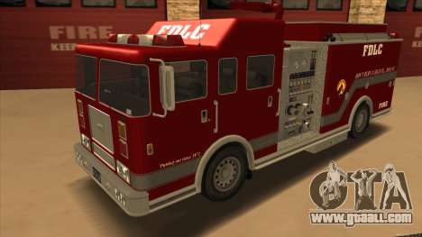 Firetruck HD from GTA 3 for GTA San Andreas