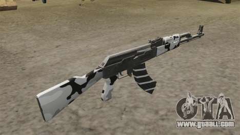 AK-47 winter for GTA 4