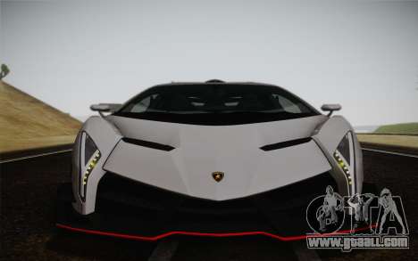 Lamborghini Veneno LP750-4 2013 for GTA San Andreas