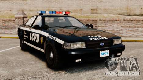 GTA V Vapid Police Cruiser [ELS] for GTA 4