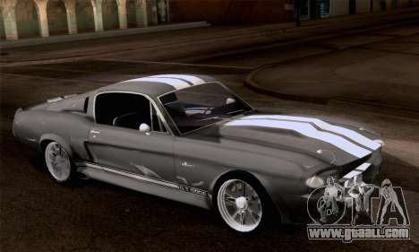 Shelby GT500 E v2.0 for GTA San Andreas