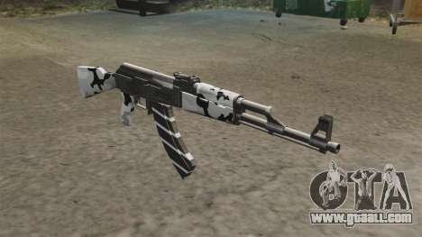 AK-47 winter for GTA 4
