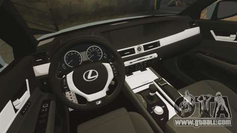 Lexus GS 350 2013 for GTA 4