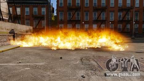 The new setting of fires and explosions for GTA 4