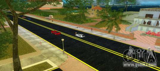 New roads Starfish Island for GTA Vice City
