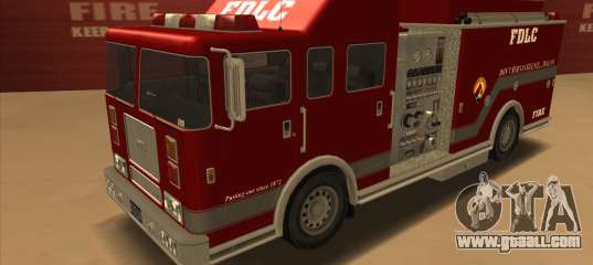 Firetruck HD from GTA 3 for GTA San Andreas