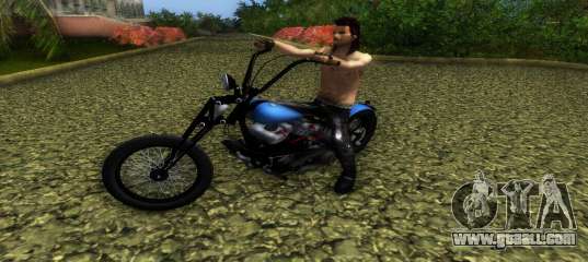 Harley Davidson Shovelhead for GTA Vice City