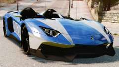 Lamborghini Aventador J Police for GTA 4