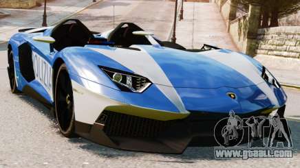 Lamborghini Aventador J Police for GTA 4