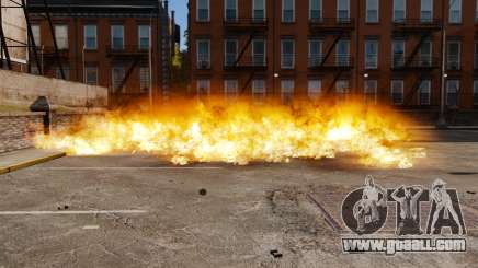 The new setting of fires and explosions for GTA 4